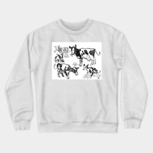 Grazing cows Crewneck Sweatshirt